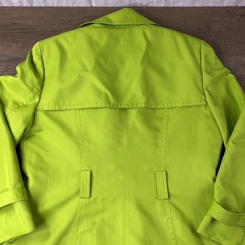 Even Picone Women’s Spring Lime Button Up Jacket, size Large - Picture 11 of 12